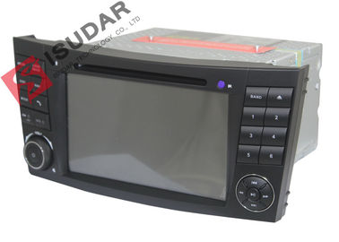 Auto Radio Double Din Gps Car Stereo , Mercedes E Class Dvd Player Built In SD Port