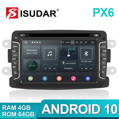 PX6 Processor 2 Din Auto Android Radio 1024*600 With FM Wifi ADAS