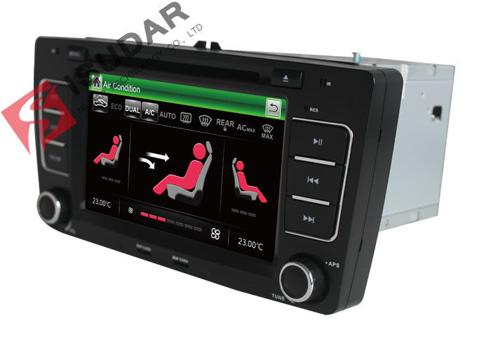SKODA Octavia Car DVD Player for VW 7 Inch 2 Din Gps Bluetooth Car Stereo With Hand Brake Control