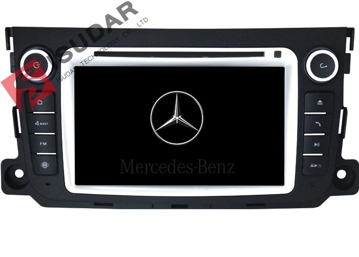 Multi Point Touch Screen Mercedes Benz Car Dvd Player For Smart