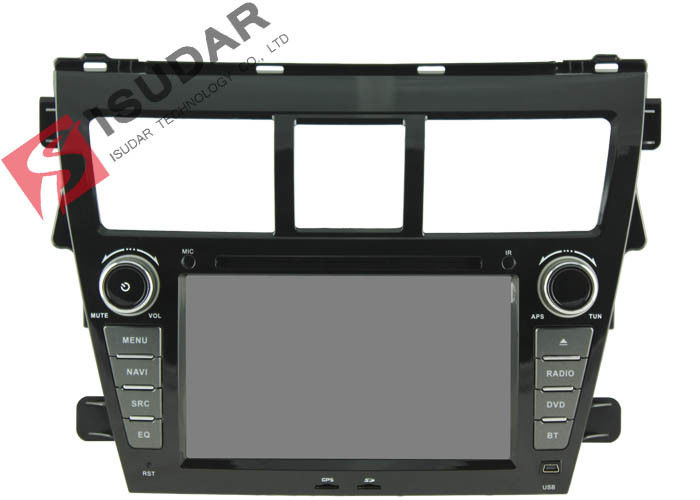 7 Inch Toyota Yaris Sat Nav Unit , Toyota Car Dvd Player Gps Built-In Radio Tuner