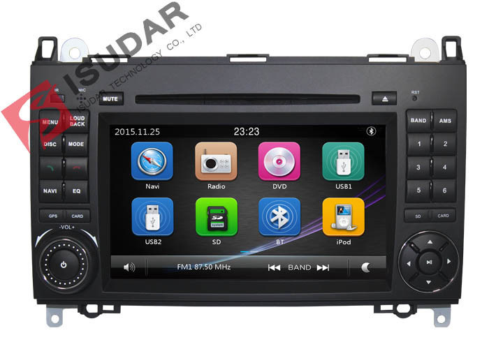 B200 Mercedes Benz Car Dvd Player 2 Din Touch Screen Car Stereo