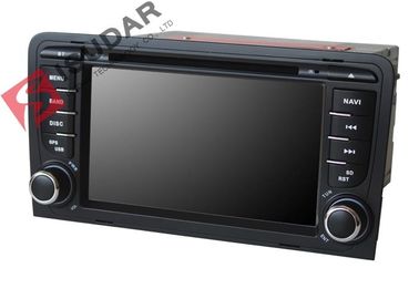 Capacitive Screen Audi Car Dvd Player , Double Din Car Media Player With DVD Speed Reading