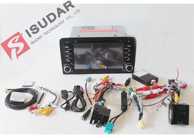 Capacitive Screen Audi Car Dvd Player , Double Din Car Media Player With DVD Speed Reading