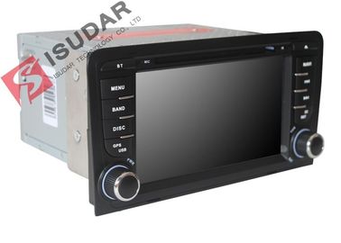 Capacitive Screen Audi Car Dvd Player , Double Din Car Media Player With DVD Speed Reading