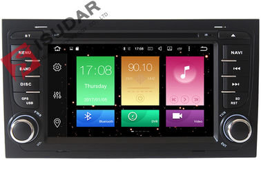 Octa Core 64bit Processor 2 Din Car Dvd Player Audi A4 Head Unit Supports 4K Video