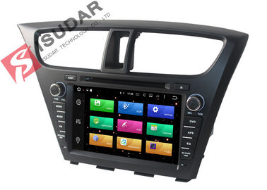 Full RCA Output Android Car DVD Player Honda Civic Touch Screen Head Unit Support Apps