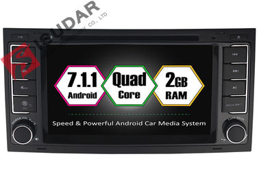 DAB+ Tuner Vw Touareg Dvd Player , Volkswagen Gps Stereo With Bluetooth Heat Dissipation