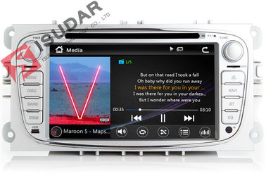 Silver 2 Din Car Dvd Player Ford Mondeo Head Unit With 3G Back - Up Camera