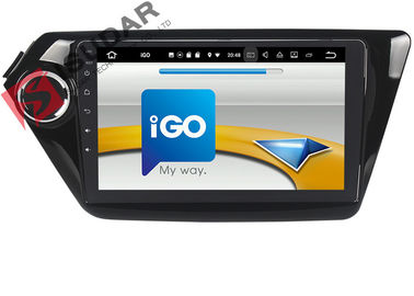 Black Android Car Navigation System Kia Rio Car Stereo With Bluetooth And Gps And Backup Camera