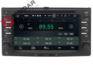 6.2 Inch Android Compatible Car Stereo Touch Screen , Kia Sportage Dvd Player Support OBD