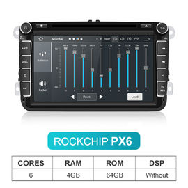 Touch Screen 4GB RAM 64GB ROM Car DVD Player for VW