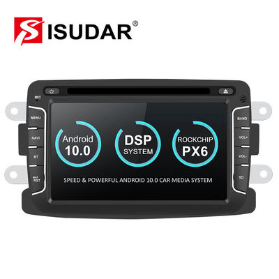 PX6 Processor 2 Din Auto Android Radio 1024*600 With FM Wifi ADAS