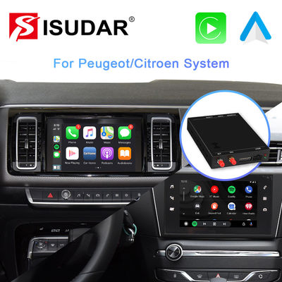 EQ Adjustment Car GPS Navigation DVD Player Auto Adapter For Peugeot Citroen 308