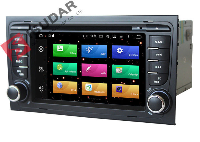 Octa Core 64bit Processor 2 Din Car Dvd Player Audi A4 Head Unit Supports 4K Video