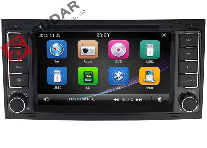 Digital VW Touch Screen Radio , Volkswagen Touareg DVD Gps Navigation Player