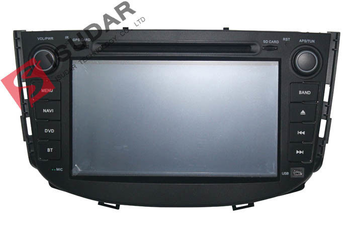 Lifan X60 Bluetooth Navigation Car Stereo DVD Player , Car GPS Media Player With 3G BT Radio