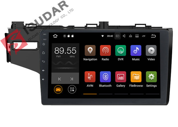 1024*600 Honda FIT Car Stereo Multimedia Player System 10.1 Inch Support TPMS