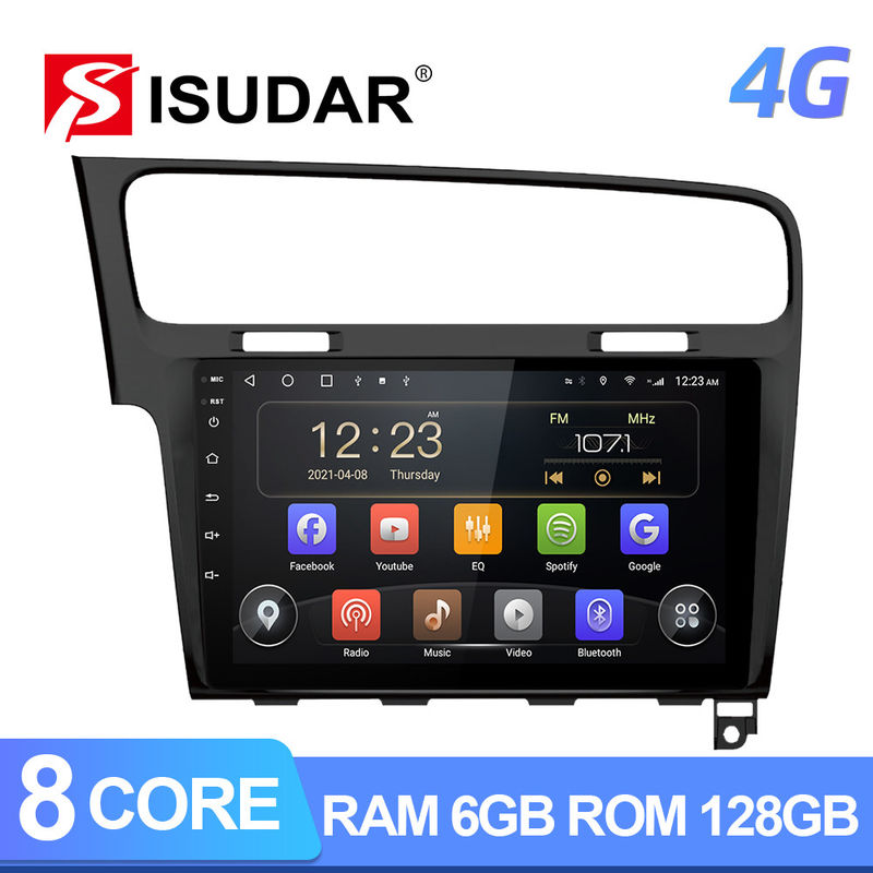 128G PIP Car GPS Navigation DVD Player Voice Control With Multi Language