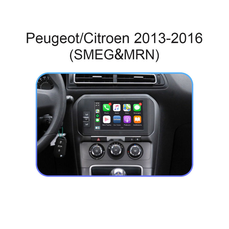 EQ Adjustment Car GPS Navigation DVD Player Auto Adapter For Peugeot Citroen 308