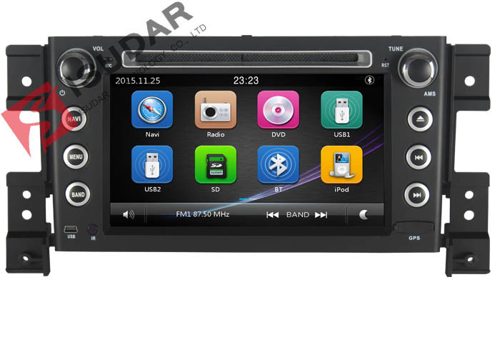 800*400 Resolution Car Cd Dvd Player , LCD Car Stereo For
